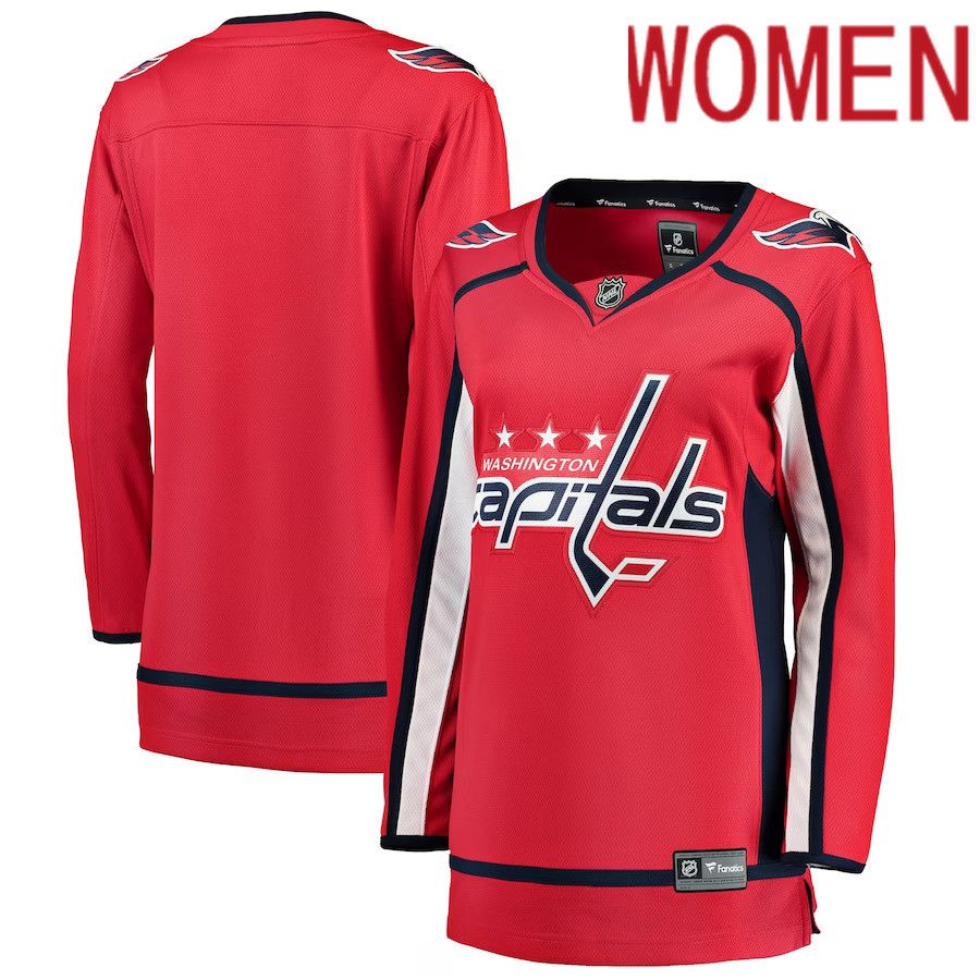 Women Washington Capitals Fanatics Branded Red Breakaway Home NHL Jersey